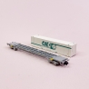 Wagon porte conteneur Novatrans Sgss "CNC" Sncf, Ep V - ARNOLD HN6459 - N 1/160