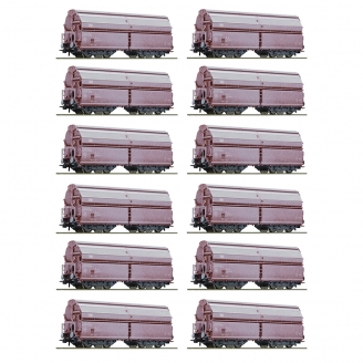 Wagons à toit ouvrant, DB (x12), Ep IV - ROCO 75866 - HO 1/87