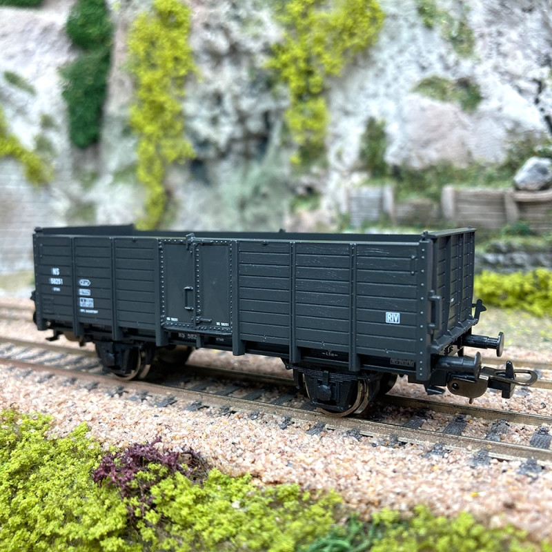 Wagon tombereau 2 essieux GTMK Gondola NS , Ep III - PIKO 58997 - HO 1/87