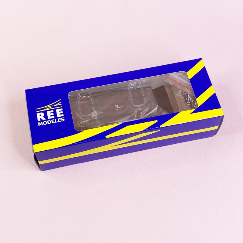 Ree Modeles WB776 Wagon TP Couvert, 4 portes, brun, SNCF, ep. IIIa