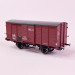 Wagon couvert primeur rouge Sideros PLM 10T, Ep II - REE WB744 - HO 1/87