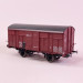 Wagon couvert primeur rouge Sideros PLM 20T, Ep II - REE WB736 - HO 1/87