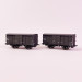 2 wagons couverts primeur ex-10T PLM type 3, Sncf, Ep IIIb - REE WB747 - HO 1/87