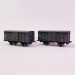 2 wagons couverts primeur ex-10T PLM type 2, Sncf, Ep IIIa - REE WB745 - HO 1/87