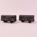 2 wagons couverts primeur ex-20T PLM, Sncf, Ep IIIa - REE WB737 - HO 1/87