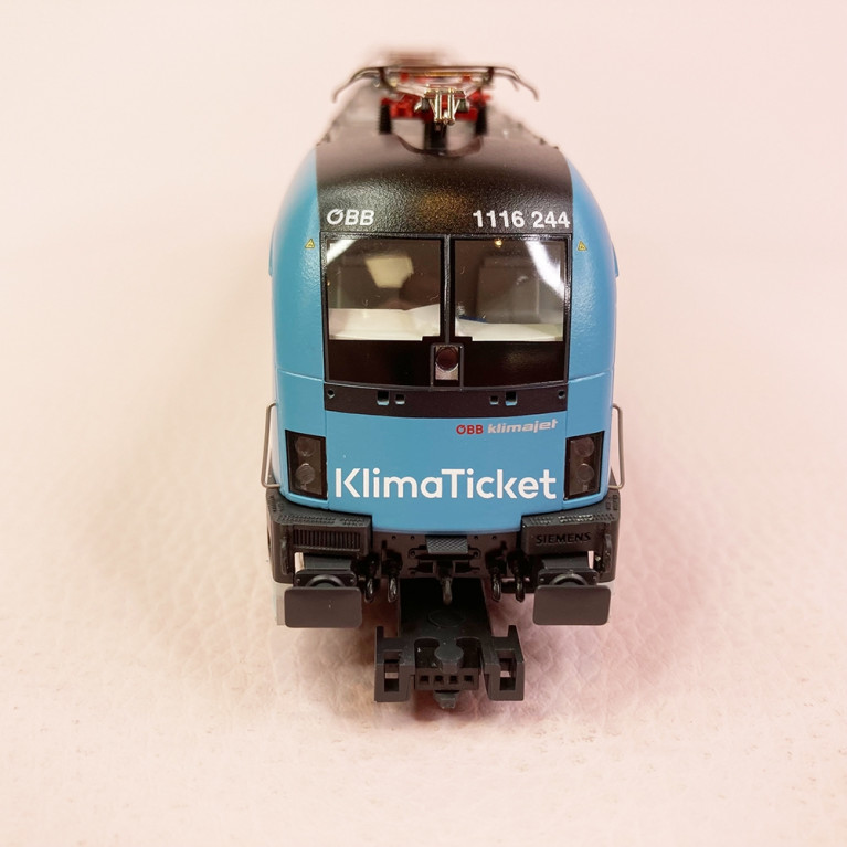 Rame "Klimajet" locomotive 1116 244-5 + 7 voitures ÖBB, Ep VI digital son - ROCO 61501 - HO 1/87