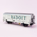 Wagon frigorifique HLV 2 essieux "Evian & Badoit", Sncf, Ep III - BRAWA 48348 - HO 1/87