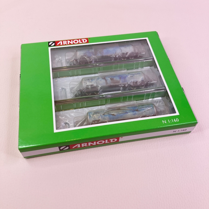 3 wagons citerne à bogies "MAD",  Ep VI - ARNOLD HN6600 - N 1/160