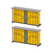 Stations de consignes / Casiers pour colis "DHL" (x2) - FALLER 180281 - HO 1/87