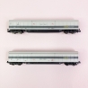 2 wagons parois coulissantes "RailAdventure", Ep VI - ARNOLD HN6601 - N 1/160