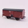 Wagon couvert primeur rouge Sideros 10T, PLM, Ep II - REE WB758 - HO 1/87