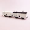2 wagons réfrigérant "Abattoirs industriels du centre" PLM, Ep II - REE WB766 - HO 1/87