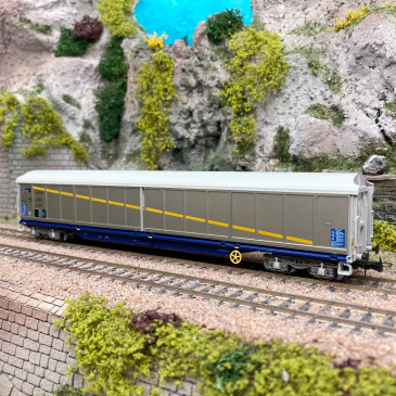 Wagon à parois coulissantes Habis "VOLVIC" Sncf, Ep V - JOUEF HJ6245 - HO 1/87