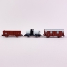 3 wagons de marchandises FS, Ep III - FLEISCHMANN 880909 - N 1/160