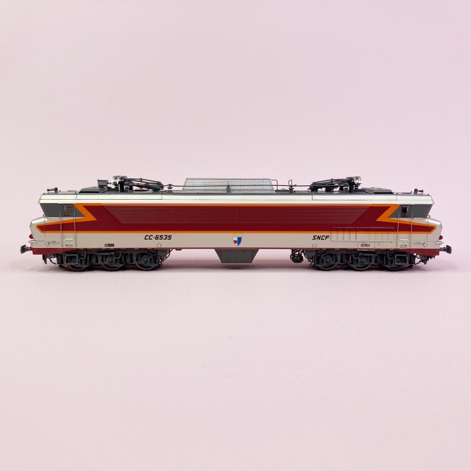 Locomotive électrique CC6535, Lyon Mouche, logo Beffara Sncf, Ep IV - LSMODELS 10331 - HO 1/87