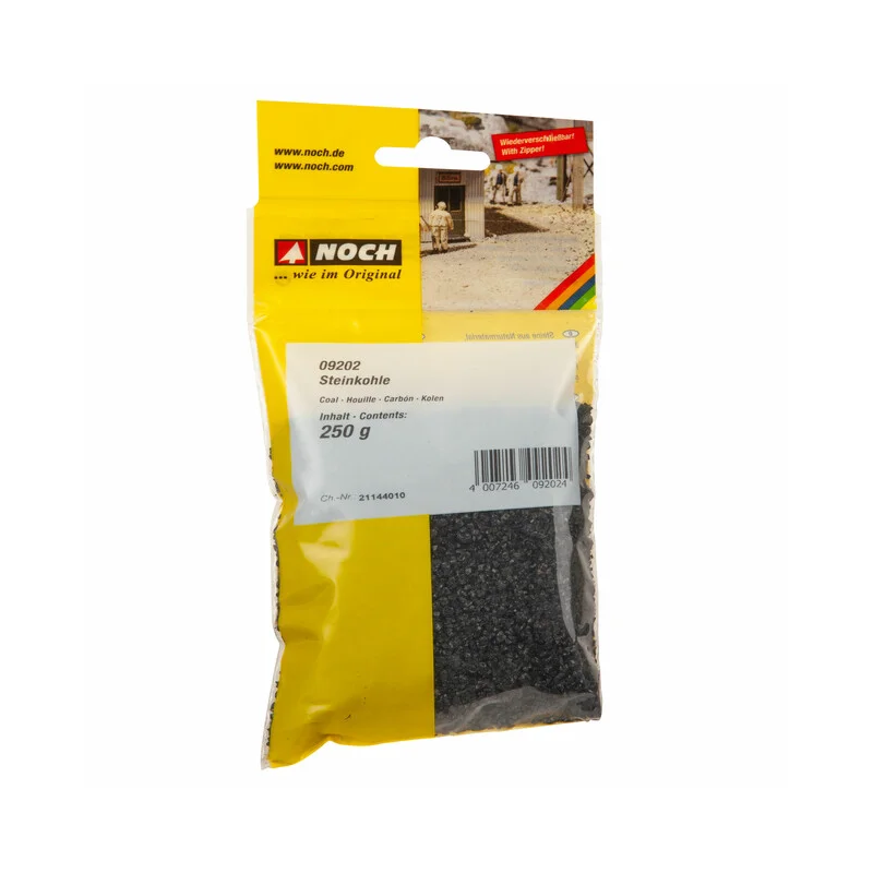 Pierres Naturelles Charbon 250g - NOCH 09202 - HO 1/87