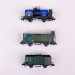 3 wagons de marchandises, K.Bay.Sts.B. Ep I - FLEISCHMANN 809005 - N 1/160