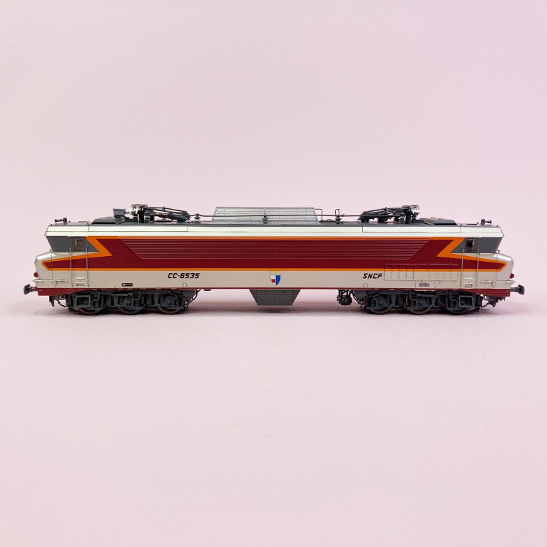 Locomotive électrique CC6535, Lyon Mouche, logo Beffara Sncf, Ep IV - LSMODELS 10331 - HO 1/87