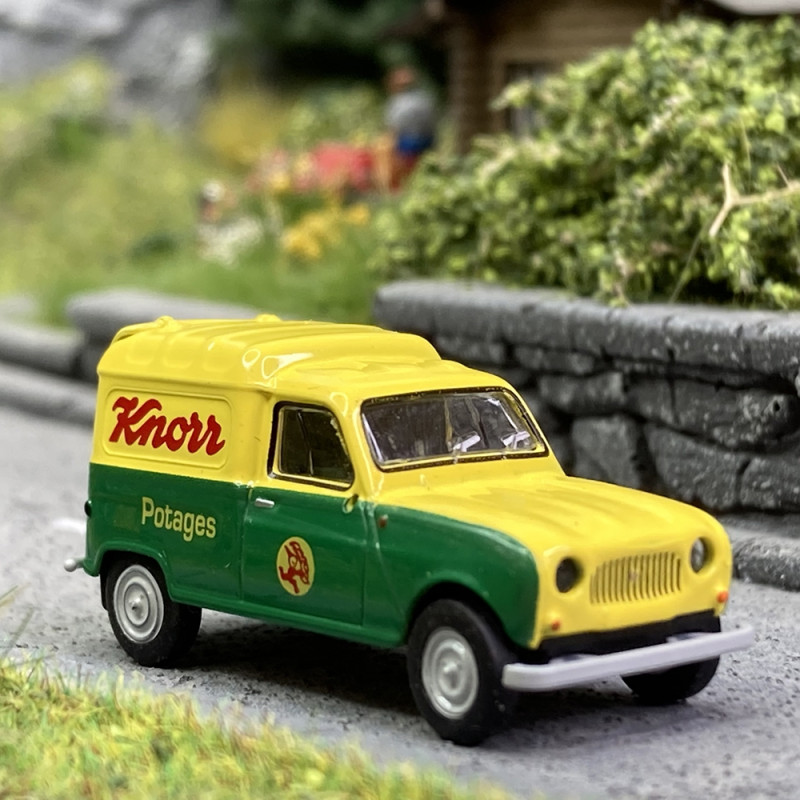 Renault 4L fourgonnette "Knorr" - BREKINA / SAI 2449 - HO 1/87