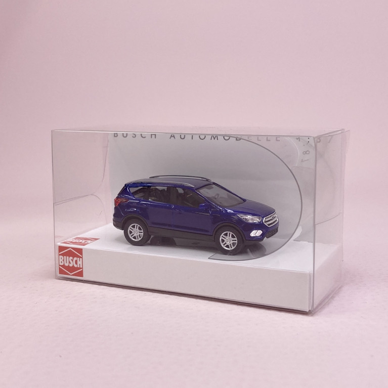 Ford Kuga 2017, Bleu Foncé Métallisé - BUSCH 53510 - HO 1/87