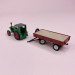 Tracteur RS01 vert + Remorque chargée - MEHLHOSE 6422 - HO 1/87