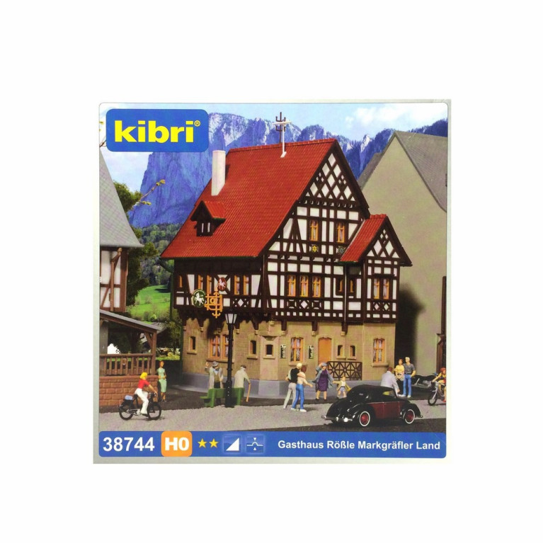 Auberge à colombage-HO-1/87-KIBRI 38744