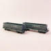 2 wagons DMH gris foncé "ARBEL" Sncf, Ep IV et V - LSMODELS 31115 - HO 1/87