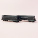 2 wagons DMH gris foncé "SITRAM" Sncf, Ep IV - LSMODELS 31118 - HO 1/87