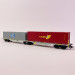 Wagon porte conteneurs Sggrss "MOL / CARU" AAE, Ep VI - MARKLIN 47811 - HO 1/87