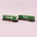 2 wagons poche Sdgmns 33 "Carlsberg et Tuborg" AAE, DB SR, Ep VI - MINITRIX 18718 - N 1/160-