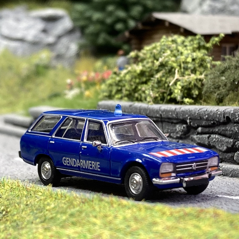 Peugeot 504 Break Gendarmerie - BREKINA / SAI 2350 - HO 1/87