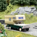 Jeep Gladiator B, Camping Car, Blanc Vert - BREKINA 19837 - HO 1/87