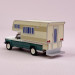 Jeep Gladiator B, Camping Car, Blanc Vert - BREKINA 19837 - HO 1/87