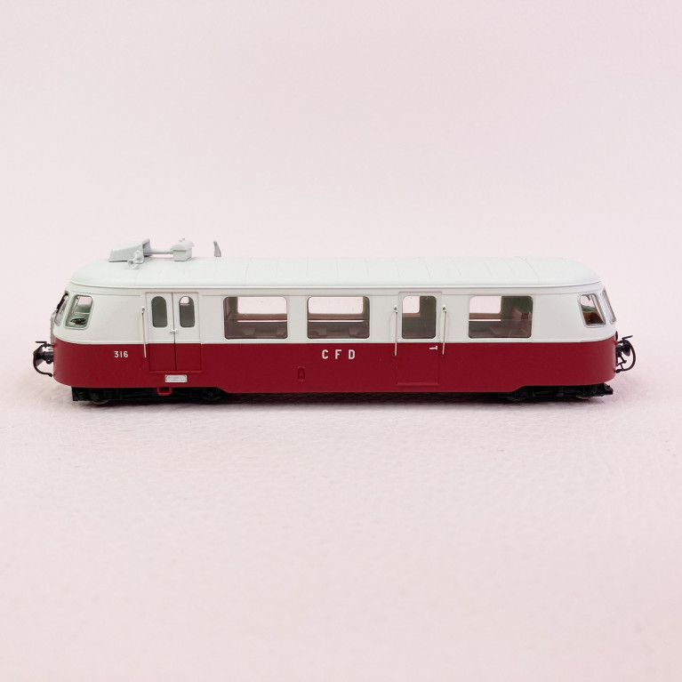 Autorail Billard A80d 316, 1 phare CFD, Ep III - REE VM006 - HOm et HOe 1/87