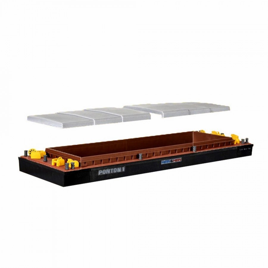 Barge de transport produit en vrac-HO-1/87-KIBRI 38524
