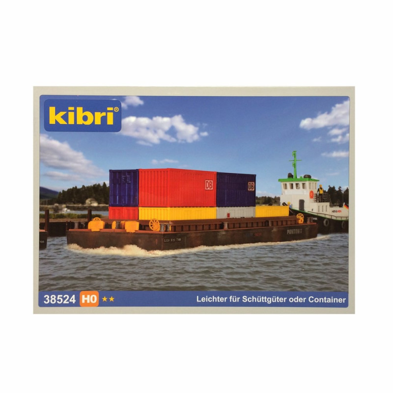 Kibri 18458 THW Kipper Tiefladeanhänger