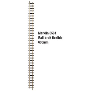 Rail droit flexible 600mm-Z 1/220-MARKLIN 8594