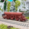 Wagon trémie à ballast T1 Uas, Sncb, Ep VI - REE WB756 - HO 1/87