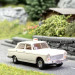 Peugeot 404 Taxi, avec personnages - BREKINA / SAI 1630 - HO 1/87