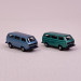 VW T3 Civils, Métallisés (x2) - MINIS LC4347 - N 1/160