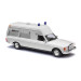 Ambulance Mercedes, En kit, Blanc - BUSCH 60221 - HO 1/87