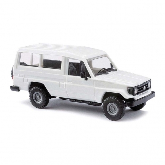 Toyota HZJ, En kit, Blanc - BUSCH 60215 - HO 1/87