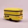 Caravane Nagetusch "DVB" Jaune - BUSCH 51761 - HO 1/87