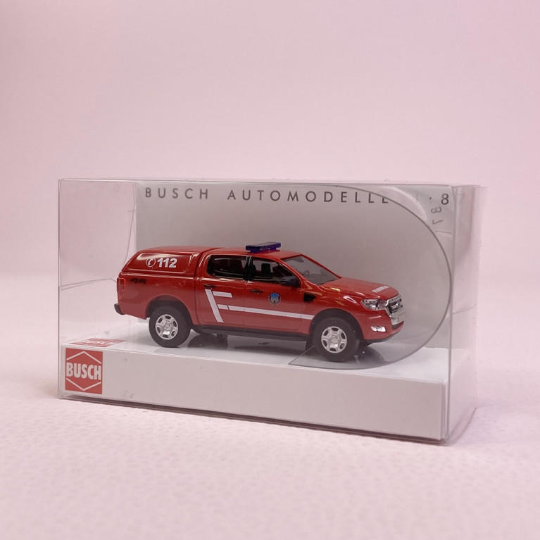 Ford Ranger Pompiers "112" - BUSCH 52825 - HO 1/87
