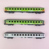 3 voitures voyageurs Bimz 264, Flixtrain, Ep VI - LEMKE Collection LC95004 - N 1/160