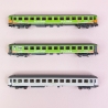 3 voitures voyageurs Bimz 264, Flixtrain, Ep VI - LEMKE Collection LC95004 - N 1/160