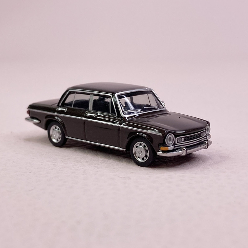 Simca 1301, Marron Foncé Métallisé - HERPA 430746002 - HO 1/87