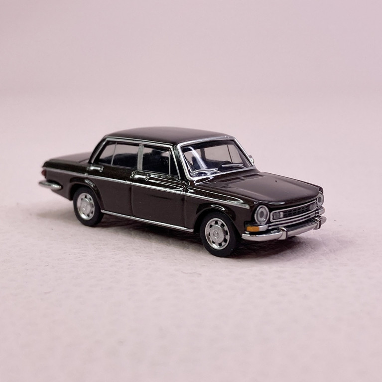Simca 1301, Marron Foncé Métallisé - HERPA 430746002 - HO 1/87