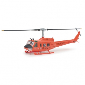 Hélicoptère Bell UH 1D Orange - SCHUCO 452663300 - HO 1/87