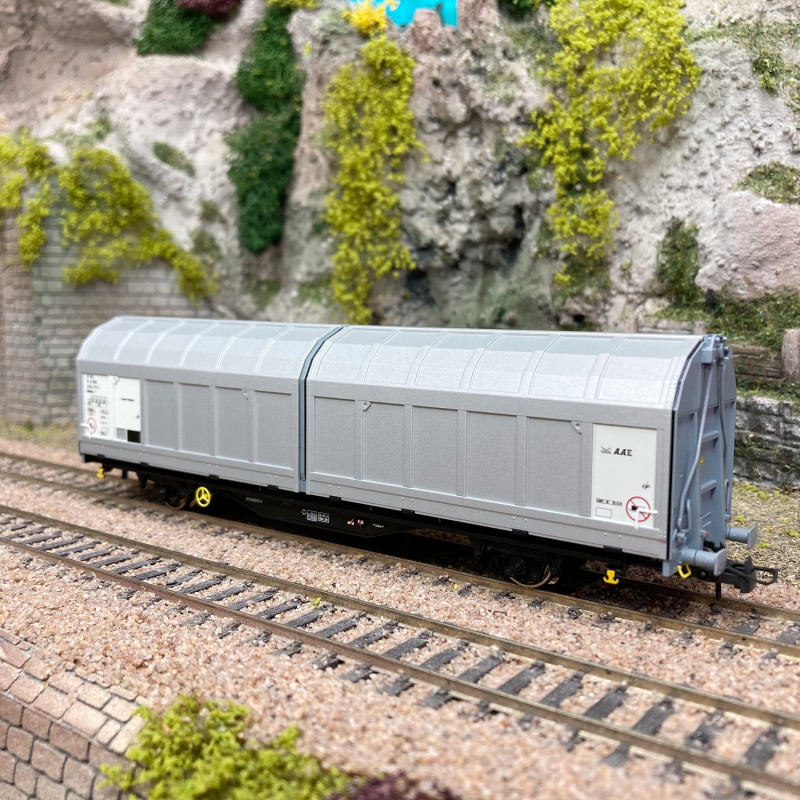 Wagon à paroi coulissantes Hbbillns ÖBB / AAE, Ep VI - ROCO 77489 - HO 1/87